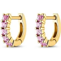 GUIA Paar Creolen GUIA Damen-Creolen 585er Gelbgold 10 Saphir (Paar)