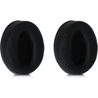 kwmobile 2x Ohr Polster für Sennheiser HD450BT / HD350BT Ohrpolster (Ohrpolster Kopfhörer - Kunstleder Polster für Over Ear Headphones)