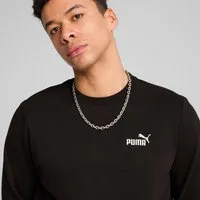 PUMA Langarmshirt ESS SMALL NO 1 LOGO CREW FL Regular Fit, Langarm, Rundhalsausschnitt