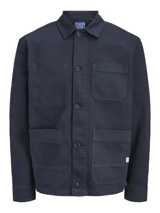 JACK&JONES - JPRBLUDERRY WORKER L/S OVERSHIRT Sky Captain - Gr. - S