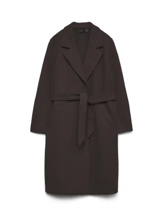 VERO MODA - VMFORTUNEAYA LONG COAT GA NOOS Chocolate Torte - Gr. - S
