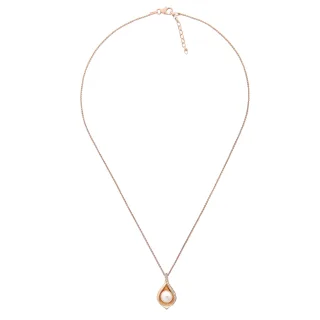 Orphelia 'Sophia' Damen-Kette mit Anhänger aus 925er Sterlingsilber, Rosé, ZH-7234/RG
