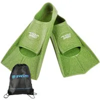 Aqua Speed Flosse Kurze Schwimmflossen Silikon teils recycelt Perfekt fürs Training, Effektive Beinmuskulatur-Stärkung für alle Schwimmstile