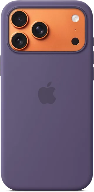 Apple iPhone 17 Pro Max Silikon Case mit MagSafe nebelviolett