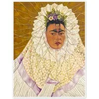 Posterlounge Wandbild Selbstporträt als Tehuana oder Diego in meinen Gedanken, Frida Kahlo, erhältlich als Poster, Leinwandbild, Wandsticker oder Acrylglasbild
