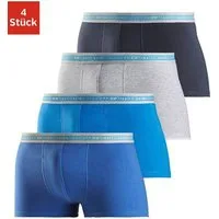 AUTHENTIC LE JOGGER Boxer Boxershorts für Herren (Packung, 4-St), schwarzer Webbund mit Logoschriftzug