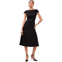 LIPSY Midikleid Lipsy Historic Midikleid mit Flügelärmeln + Gürtel (1-tlg)