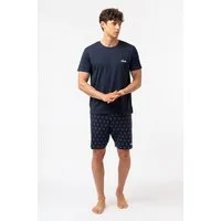 Fila Shorty (2 tlg) mit Rundhalsausschnitt, Kurzarm, Cotton
