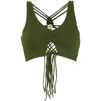 Guru-Shop T-Shirt Goa Psytrance Bikini Top, Boho Top, Pixi Top,.. Festival, Ethno Style, Psychedelic, alternative Bekleidung