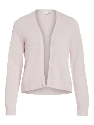 VILA - VILOLLO SHORT L/S KNIT CARDIGAN - NOOS Cherry Blossom - Gr. - M