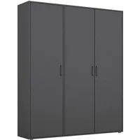 rauch Kleiderschrank VOYAGER Garderobe Wäscheschrank Schlafzimmer (in 3 verschiedenen Ausstattungen BASIC/CLASSIC/PREMIUM) mit 2 modernen Griffvarianten, viel Stauraum MADE IN GERMANY