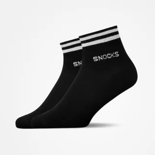 SNOCKS - Retro Sneaker Sock black - Gr. - 44.5