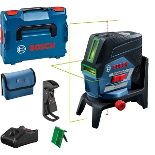 Bosch Kombilaser GCL 2-50 CG, mit 1 x 2,0 Li-Ion Akku, RM 2, L-BOXX blau/schwarz - 0601066H00