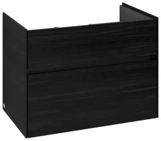 Villeroy & Boch Waschtischunterschrank Collaro 754x546x444mm m. Bel. 2 Ausz. Waschtisch mittig Black C010B0AB