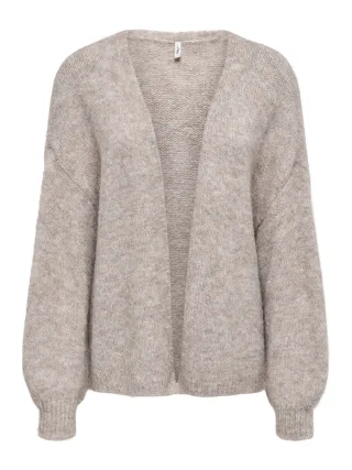 ONLY - ONLNELLIE LS OPEN CARDIGAN KNT Mocha Meringue - Gr. - M