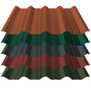 Trapezblech T50 | Dach | 0,63 mm | Stahl | 25 µm Polyester