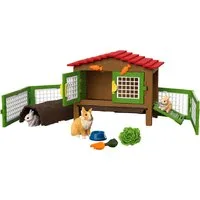Schleich® Spielwelt FARM WORLD, Kaninchenstall (42728), Made in Europe