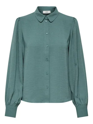 JDY - JDYDIVYA LIFE L/S PUFF SHIRT WVN DIA sea pine - Gr. - XL