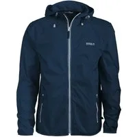PRO-X ELEMENTS Regenjacke Fahrradjacke STAR wasserdicht, atmungsaktiv, winddicht integr. Packtasche, Reißverschluß, Kinnschutz, Kapuze