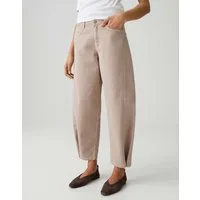 OPUS Relax-fit-Jeans LOLAH VISION Barrel aus Baumwollmix Mid Rise ovales Bein, fester Griff