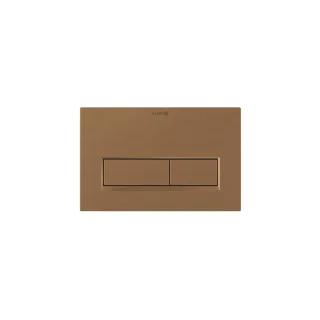 KLUDI UNIFIX Betätigungsplatte Eckig 244 x 160 mm Brushed Bronze 32PP01N1