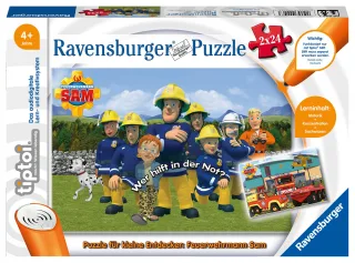 Ravensburger tiptoi Puzzle 00046 - Feuerwehrmann Sam [2x24 Teile]