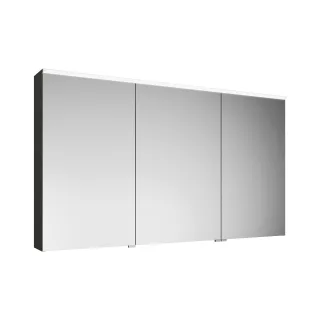 Burgbad Spiegelschrank Eqio 800x1400x170 Grau Hochglanz, SPGS140RF2010 SPGS140RF2010
