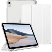 Fintie Tablet-Hülle für iPad 11 Generation 11‘’ 2025 (A16), iPad 10 Generation 10.9'' 2022, ultradünn, mit Stifthalter, transparenter Rückseite, Auto Schlaf/Wach