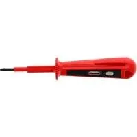 Red Phasenprüfer max. 250Volt, Schlitz 3mm, Schraubendreher rot