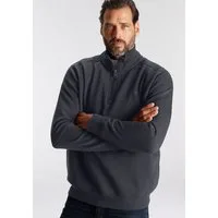 Man's World Sweatshirt mit Troyerkragen, normale Passform, auch in großen Größen