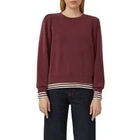 s.Oliver Sweatshirt mit Bündchen