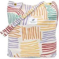 Zaewry Schultertasche Shopper Tasche Damen Groß Cord Tasche Tote Bag Strandtasche, für College Schule Arbeit Reisen Einkaufen