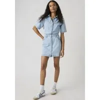 Levi's® Jeanskleid WESTERN DRESS Durchgehender Druckknopfverschluss