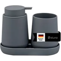 eluno Badaccessoire-Set TESERO 3tlg. Soft-Touch, 3 tlg.