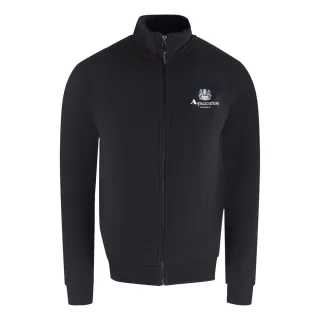 Aquascutum Active - Schwarzes Sweatshirt Mit Reißverschluss