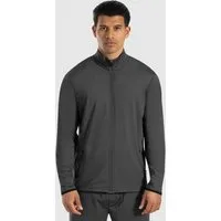 Smilodox Outdoorjacke Zeyn, leichte Sportjacke mit Zipper-Kragen & Reißverschlusstaschen Laufjacke elastisch & funktional, Training Fitness Outdoor Alltag