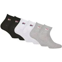 Fila Kurzsocken UNISEX QUARTER PLAIN SOCKS (6 Paar) mit Logo-Schriftzug