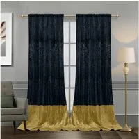 Jibenhome Gardine Vorhang Samt Velvet,Blickdicht Gardinen,Florales Damast-Muster (2 St), verdunkelnd, Verdunklungsvorhang für Wohnzimmer Schlafzimmer