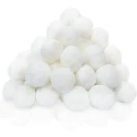 Clanmacy Sandfilteranlage Filter Balls 2100g Filterbälle für Pool Filterballs 25kg Filtersand (2100 St)