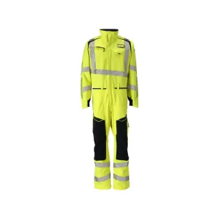 MASCOT Overall mit Knietaschen ACCELERATE MULTISAFE Gelb / Schwarzblau Hi-vis Gelb / Schwarzblau S - 21319-281-17010-S