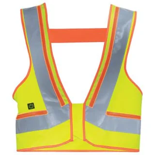 uvex protection flash Warnweste - aktiver Warnschutz mit Schalter gelb XXL - 1732213