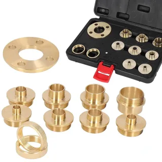 11 PCS Brass Router Template Bushing Guide Set Fit Any Router Sub-base of the Porter Electric cable style Precise Enduri