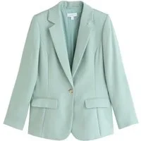 Next Jackenblazer Einreihiger Blazer in Knitteroptik (1-tlg)