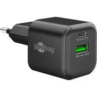 20 W USB-C PD GaN Dual-Schnellladegerät Nano schwarz