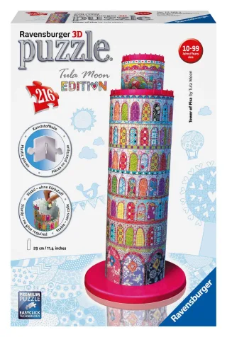 Ravensburger 3D-Puzzle 12568 - Pisa Turm (Tula Moon Edition) [216 Teile]
