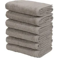 OTTO home Handtücher Handtuch Merida, als Set und Serie erhältlich, 6 Handtücher 50x100 cm, Frottier (Set, 6-St), kuschelig weich, einfarbig, 100% Baumwolle