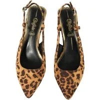 Buffalo Buffalo Sling Back- Vegan Suede High-Heel-Pumps