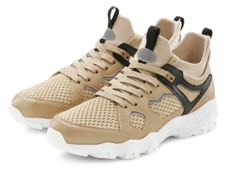 John Devin Sneaker "Schnürschuh, Freizeitschuh, Halbschuh, Schnürhalbschuh, Turnschuh" im sportiven Look mit Mesh-Einsatz VEGAN