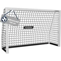 Hudora Fußballtor Advanced - Fußballtor für Kinder/Jugendliche & Erwachsene (stabil und hochwertig, einfacher Aufbau in den Größen 120-300cm, Outdoor-Fußball-Tor für Garten), Wetter- & standfestes Fußball-Trainingstor mit engmaschigem Netz