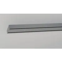 indeko Schienensystem Objektschiene, 2-läufig, Wunschmaßlänge, mit Bohren, verschraubt, Aluminium, Kunststoff, Innenlauf Gardinenschiene, Set inkl. Gleitern & Montagematerial